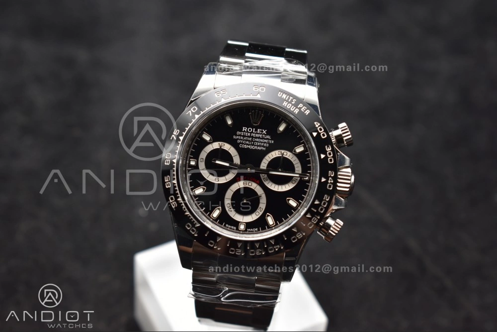 Daytona 116500 SB VSF 1:1 Best Edition 904L Steel Black Dial on SS Bracelet DD4130
