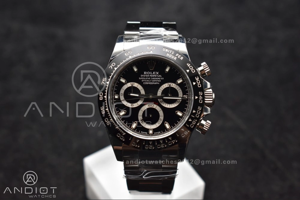 Daytona 116500 SB VSF 1:1 Best Edition 904L Steel Black Dial on SS Bracelet DD4130