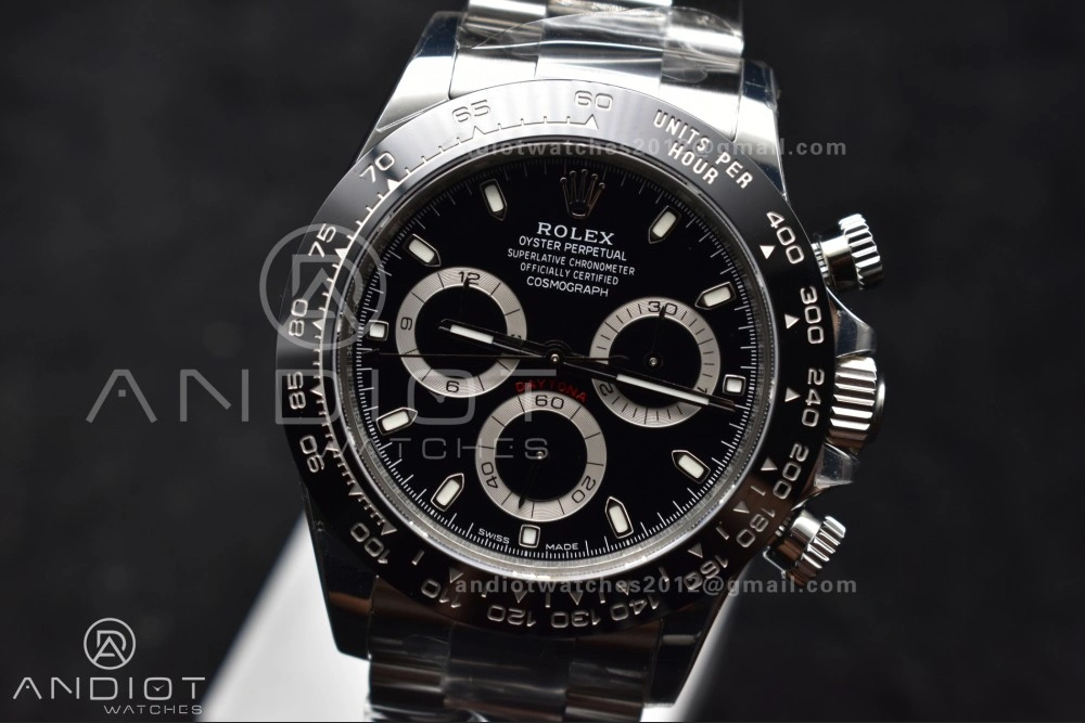 Daytona 116500 SB VSF 1:1 Best Edition 904L Steel Black Dial on SS Bracelet DD4130
