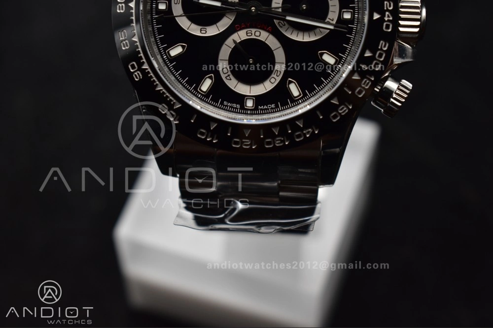 Daytona 116500 SB VSF 1:1 Best Edition 904L Steel Black Dial on SS Bracelet DD4130