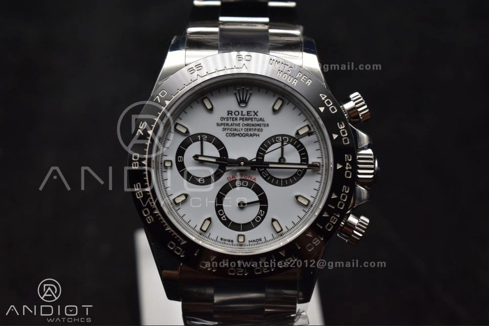 Daytona 116500 SB VSF 1:1 Best Edition 904L Steel White Dial on SS Bracelet DD4130