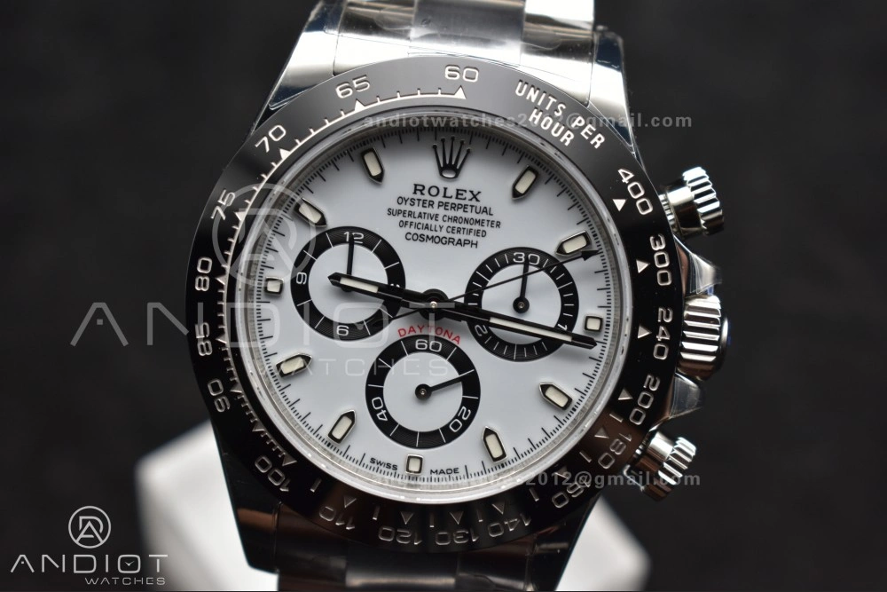 Daytona 116500 SB VSF 1:1 Best Edition 904L Steel White Dial on SS Bracelet DD4130