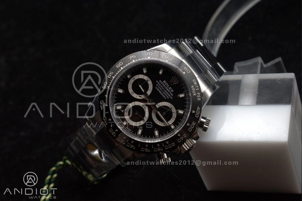 Daytona 116500 ZF 1:1 Best Edition 904L SS Case and Bracelet Black Dial SH4130