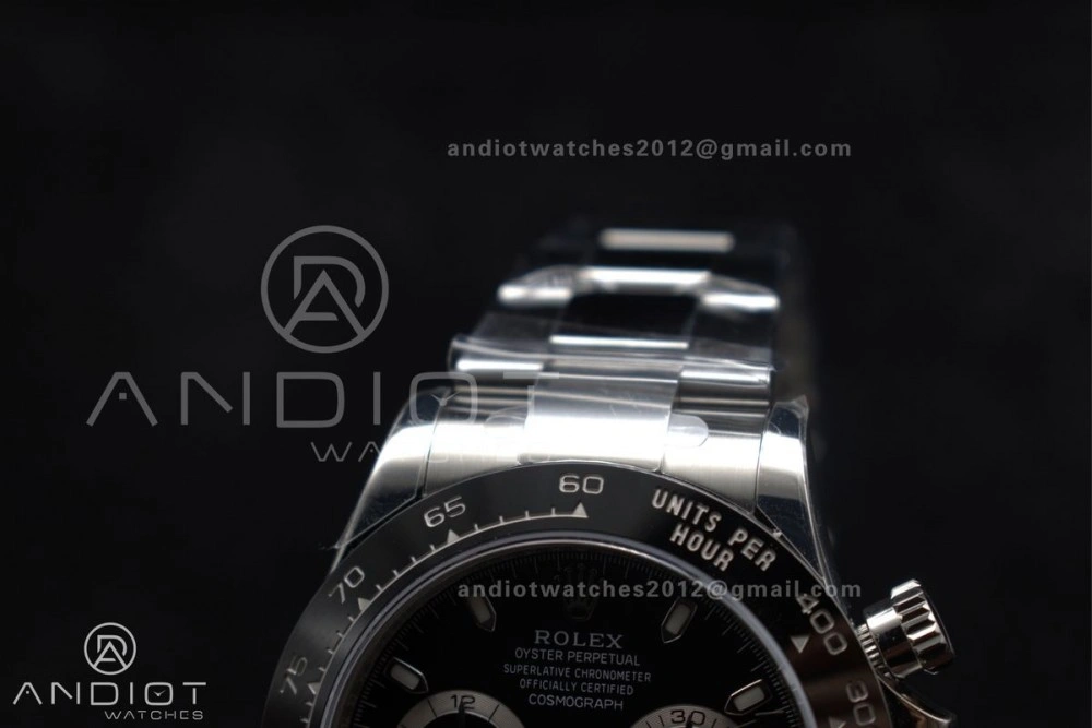 Daytona 116500 ZF 1:1 Best Edition 904L SS Case and Bracelet Black Dial SH4130