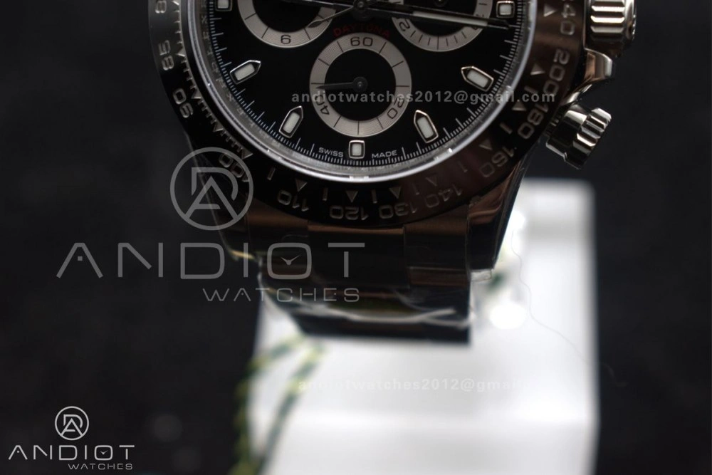 Daytona 116500 ZF 1:1 Best Edition 904L SS Case and Bracelet Black Dial SH4130