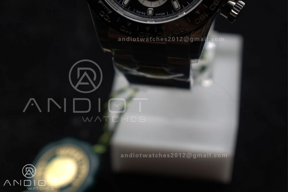 Daytona 116500 ZF 1:1 Best Edition 904L SS Case and Bracelet Black Dial SH4130