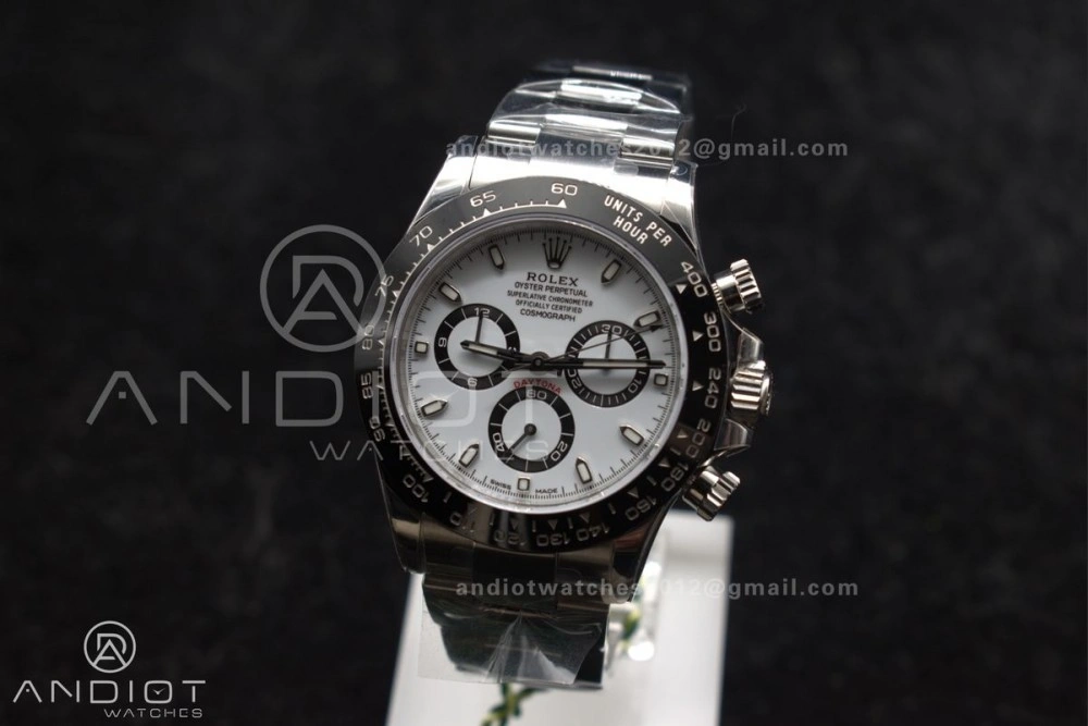 Daytona 116500 ZF 1:1 Best Edition 904L SS Case and Bracelet White Dial SH4130