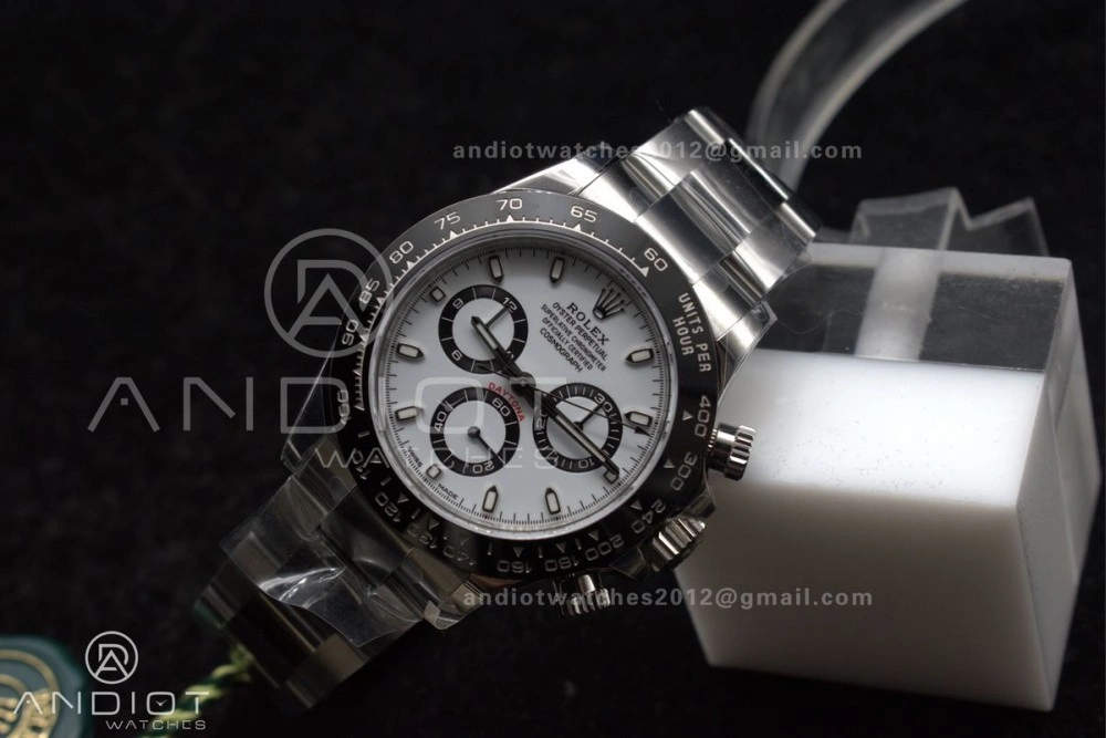 Daytona 116500 ZF 1:1 Best Edition 904L SS Case and Bracelet White Dial SH4130