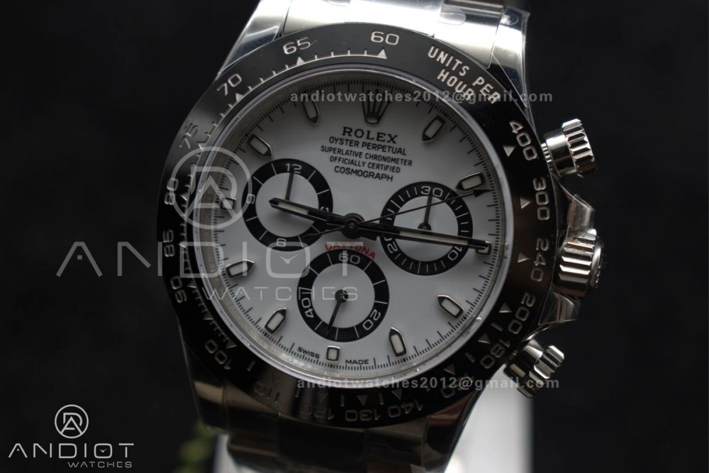 Daytona 116500 ZF 1:1 Best Edition 904L SS Case and Bracelet White Dial SH4130