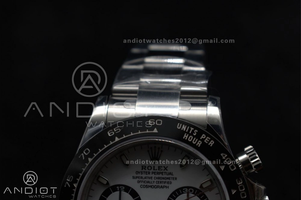 Daytona 116500 ZF 1:1 Best Edition 904L SS Case and Bracelet White Dial SH4130