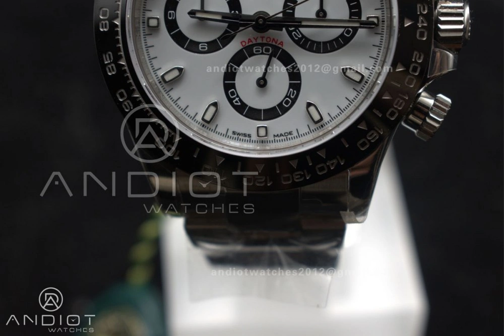 Daytona 116500 ZF 1:1 Best Edition 904L SS Case and Bracelet White Dial SH4130