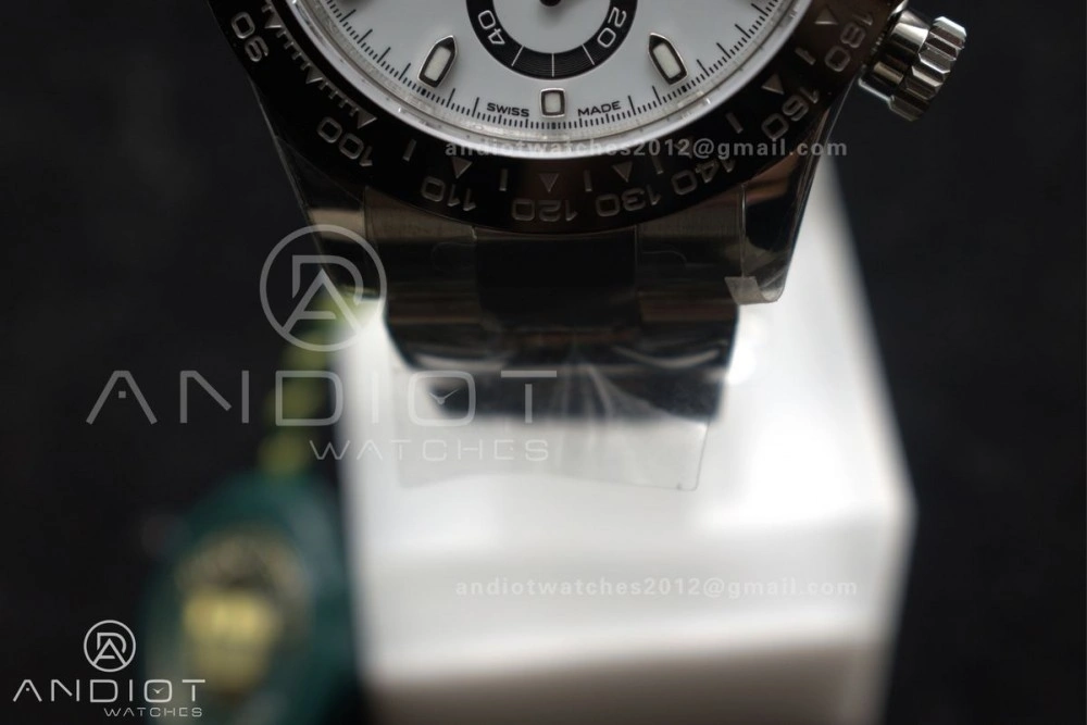 Daytona 116500 ZF 1:1 Best Edition 904L SS Case and Bracelet White Dial SH4130