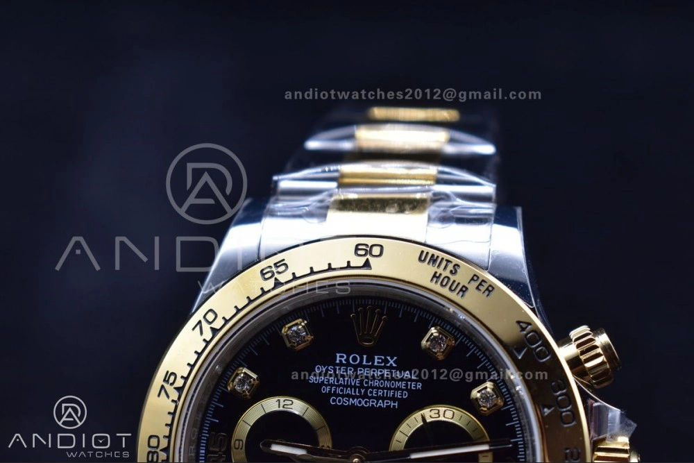 Daytona 116503 BTF 1:1 Best Edition 904L SS Case and Bracelet Black Diamonds Dial SA4130