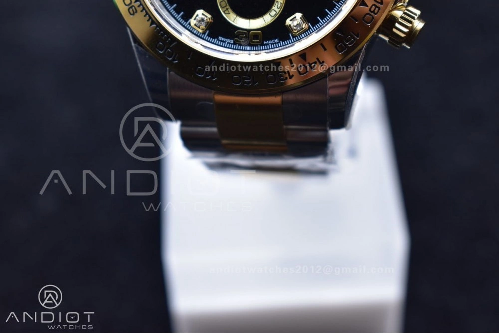 Daytona 116503 BTF 1:1 Best Edition 904L SS Case and Bracelet Black Diamonds Dial SA4130