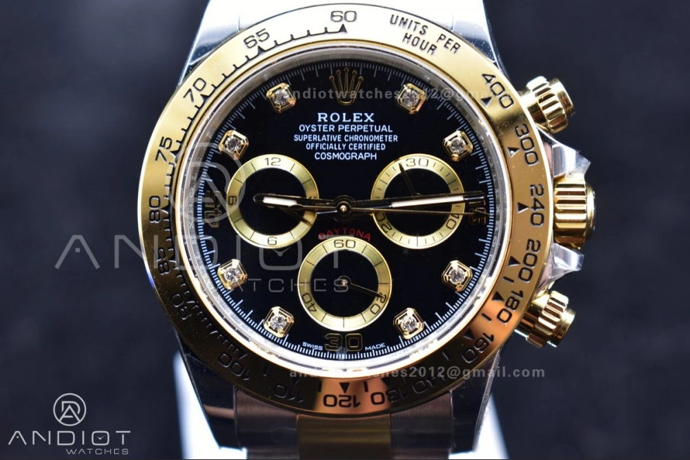Daytona 116503 BTF 1:1 Best Edition 904L SS Case and Bracelet Black Diamonds Dial SA4130