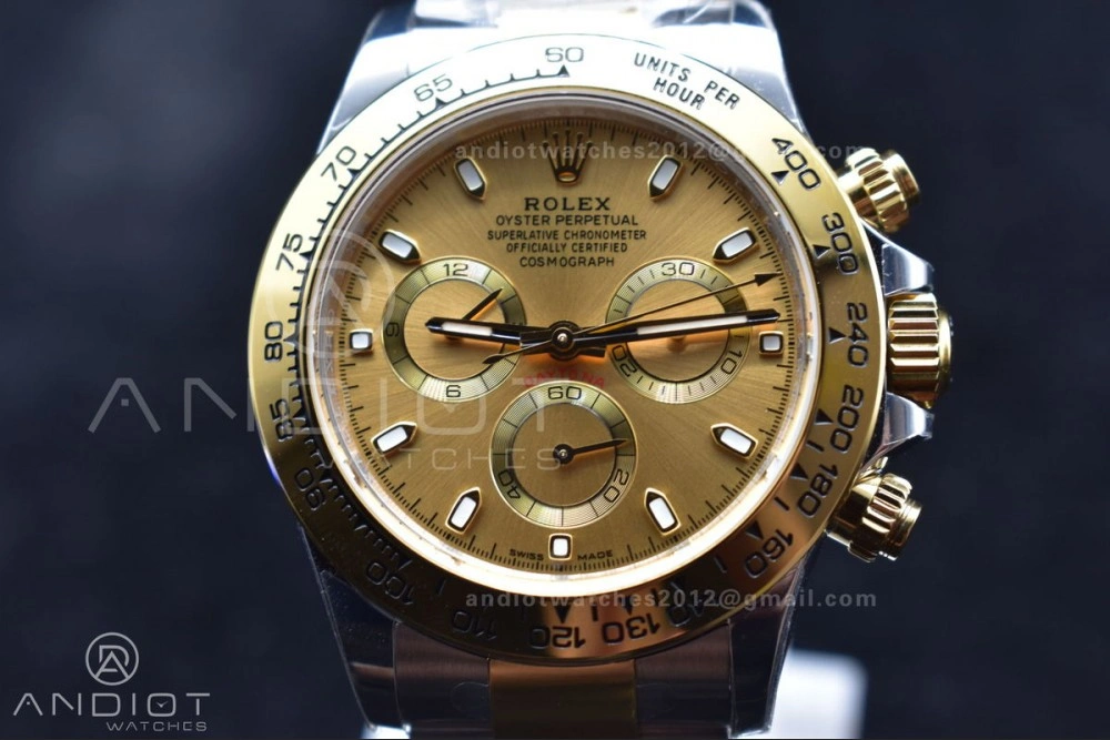 Daytona 116503 BTF 1:1 Best Edition 904L SS Case and Bracelet YG Dial SA4130