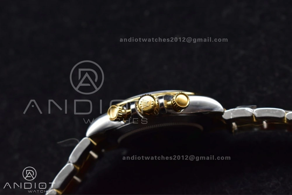 Daytona 116503 Clean 1:1 Best Edition White Mother Of Pearl Diamond Dial on SS YG Bracelet SA4130 V2