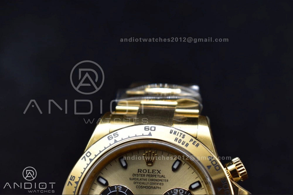 Daytona 116505 Clean 1:1 Best Edition YG Dial Black Markers on YG Bracelet SA4130 V2