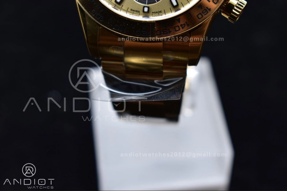 Daytona 116505 Clean 1:1 Best Edition YG Dial Black Markers on YG Bracelet SA4130 V2