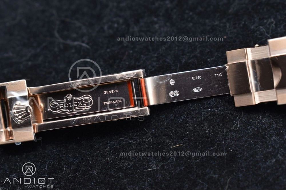 Daytona 116505 QF 1:1 Best Edition Black RG Dial on RG Bracelet SH4130 V3 (Gain Weight)