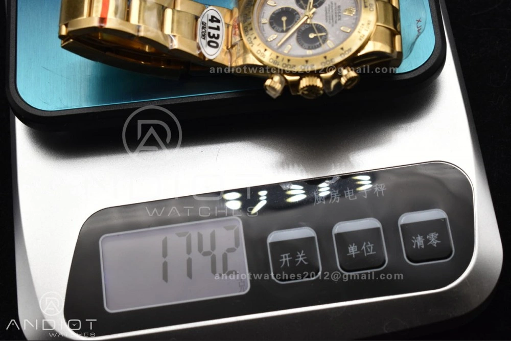 Daytona 116505 QF 1:1 Best Edition Meteorite Dial on RG Bracelet SH4130 V3 (Gain Weight)