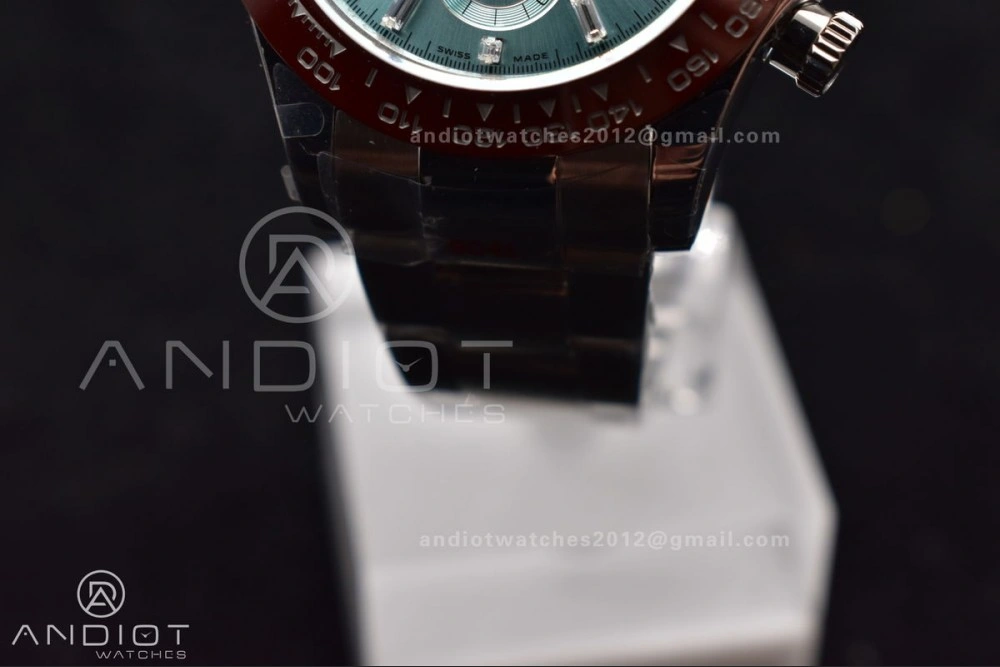 Daytona 116506 QF 1:1 Best Edition Ice Blue Dial Crystal Markers on SS Bracelet SH4130 V3 (Gain Weight)