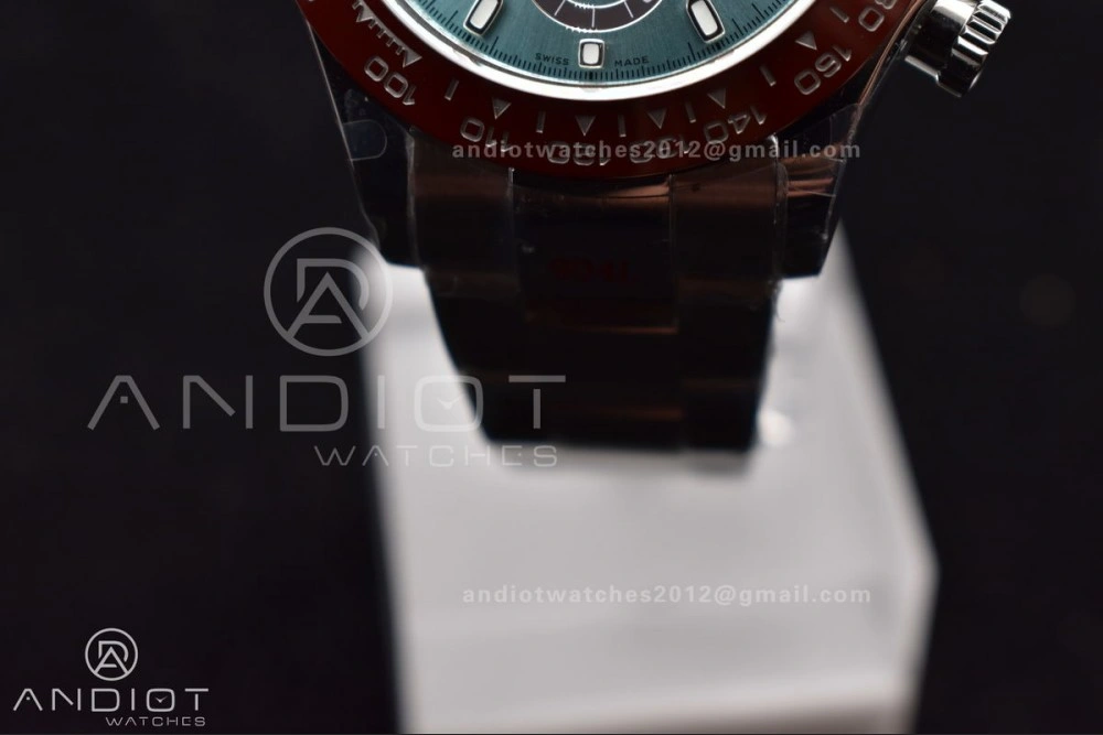 Daytona 116506 QF 1:1 Best Edition Ice Blue Dial Lume Markers on SS Bracelet SH4130 V3 (Gain Weight)