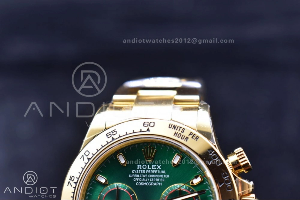 Daytona 116508 BTF 1:1 Best Edition Green Dial on YG Bracelet SA4130