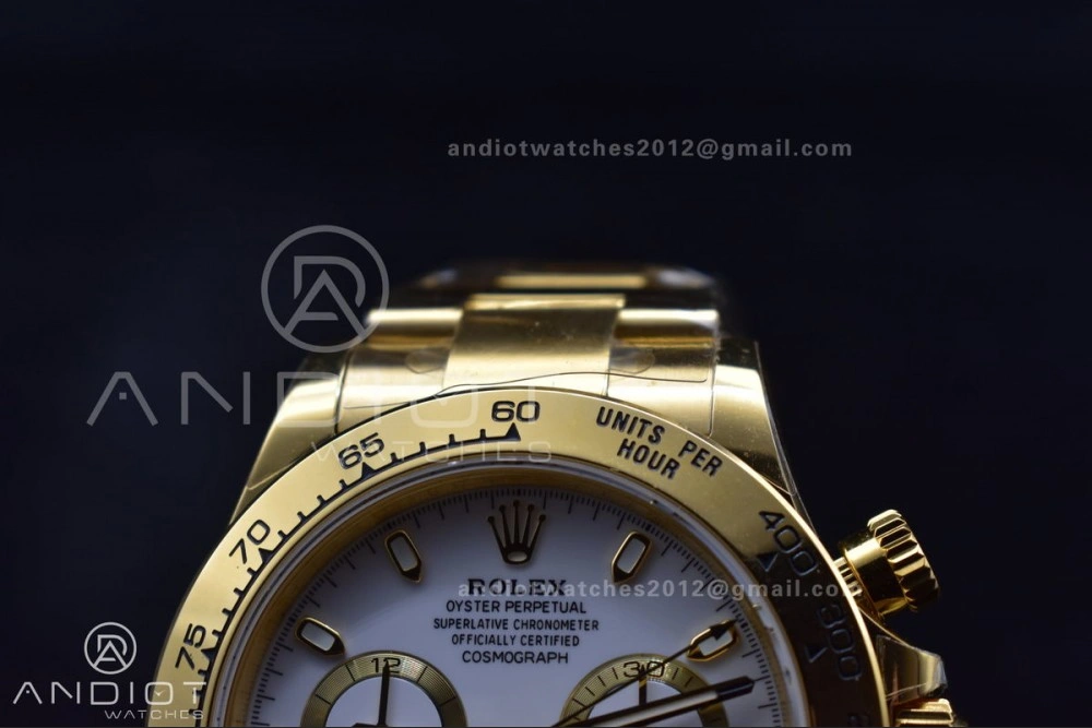 Daytona 116508 BTF 1:1 Best Edition White Dial on YG Bracelet SA4130