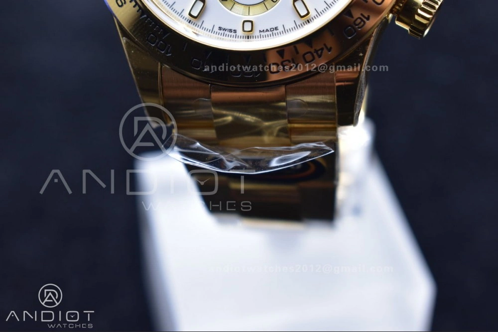 Daytona 116508 BTF 1:1 Best Edition White Dial on YG Bracelet SA4130