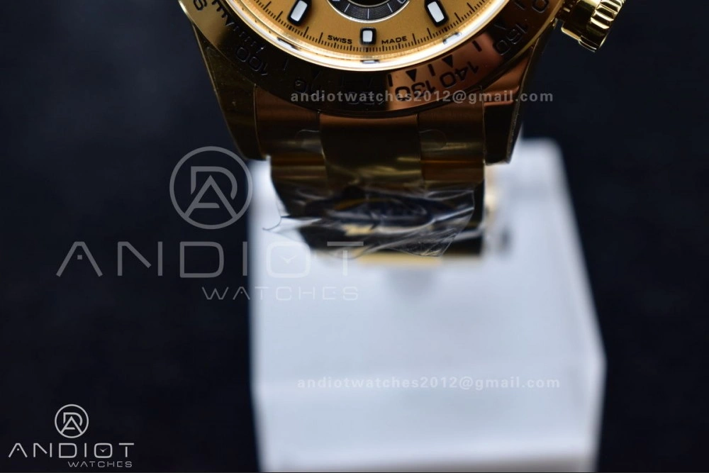 Daytona 116508 BTF 1:1 Best Edition YG Black Dial on YG Bracelet SA4130