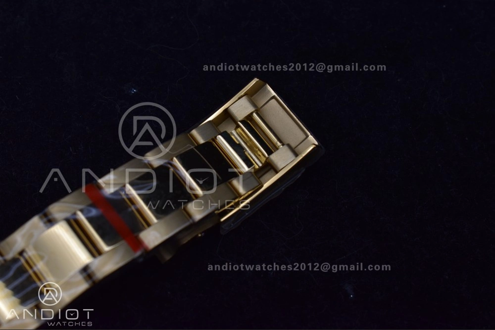 Daytona 116508 QF 1:1 Best Edition Black Diamonds Dial on YG Bracelet SH4130 V2