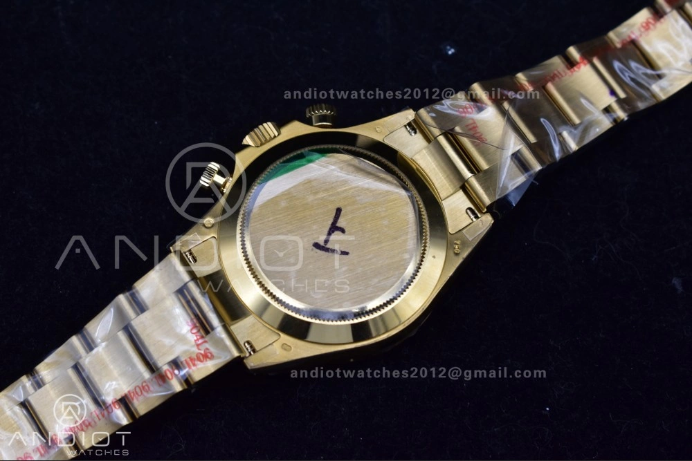 Daytona 116508 QF 1:1 Best Edition Black Diamonds Dial on YG Bracelet SH4130 V2