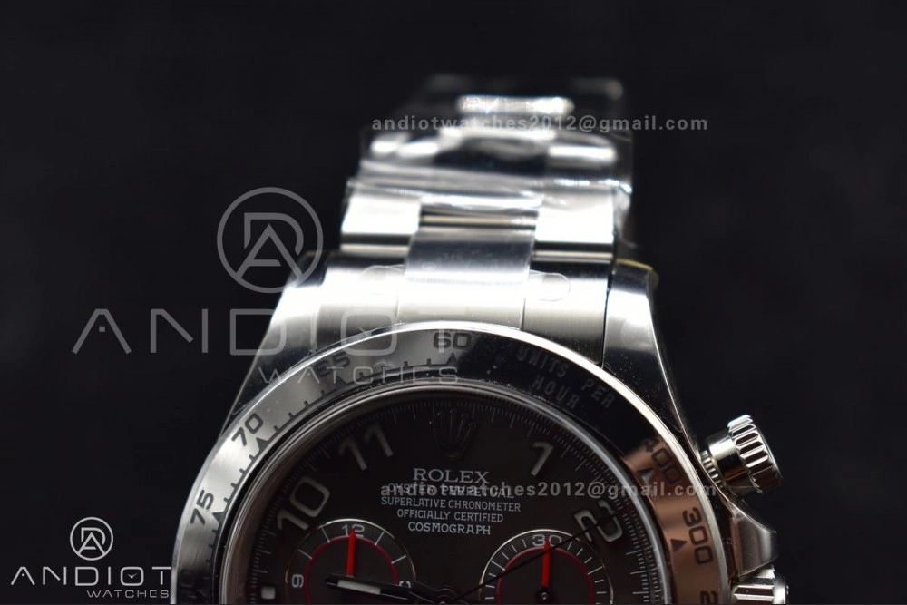 Daytona 116509 Clean 1:1 Best Edition Gray Dial Arabic Markers on SS Bracelet SA4130 V2