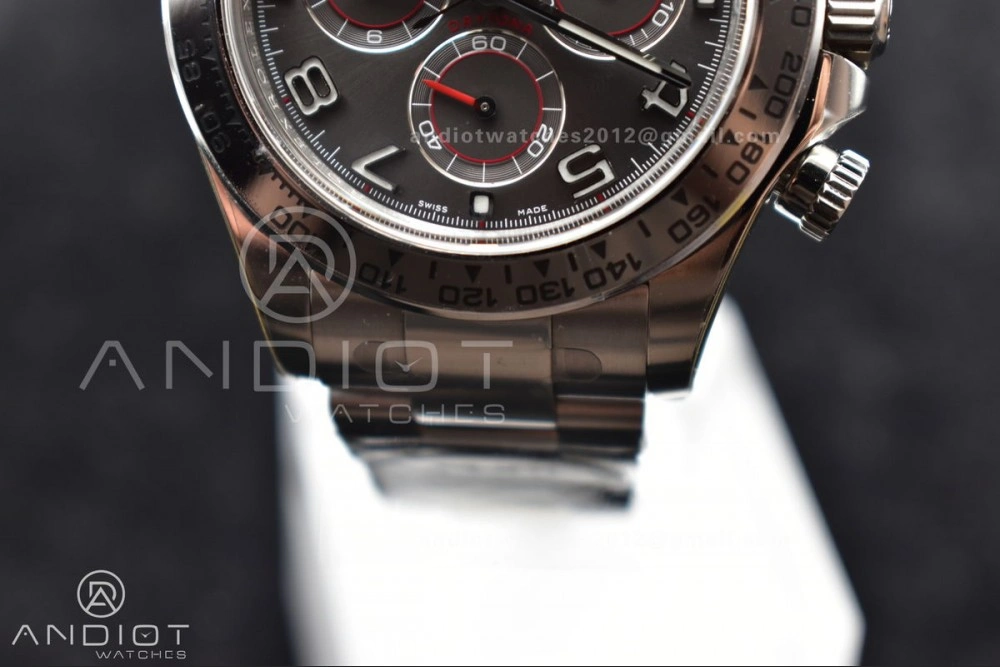 Daytona 116509 Clean 1:1 Best Edition Gray Dial Arabic Markers on SS Bracelet SA4130 V2