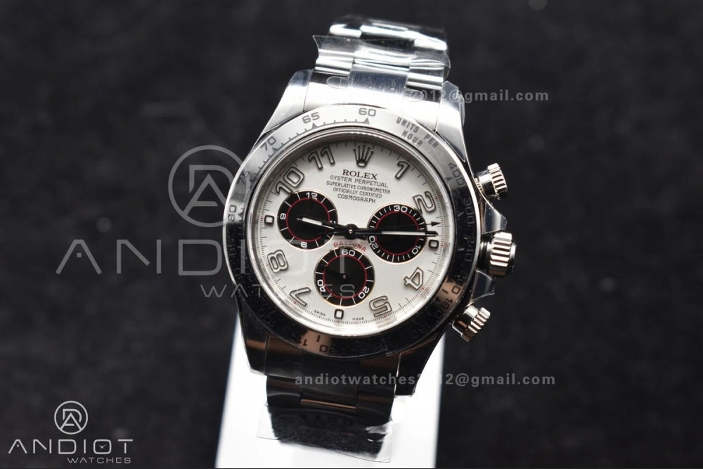 Daytona 116509 Clean 1:1 Best Edition White Dial Arabic Markers on SS Bracelet SA4130 V2