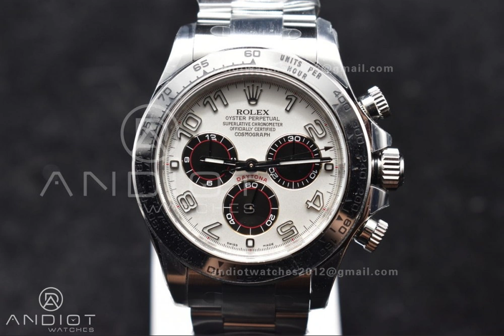 Daytona 116509 Clean 1:1 Best Edition White Dial Arabic Markers on SS Bracelet SA4130 V2