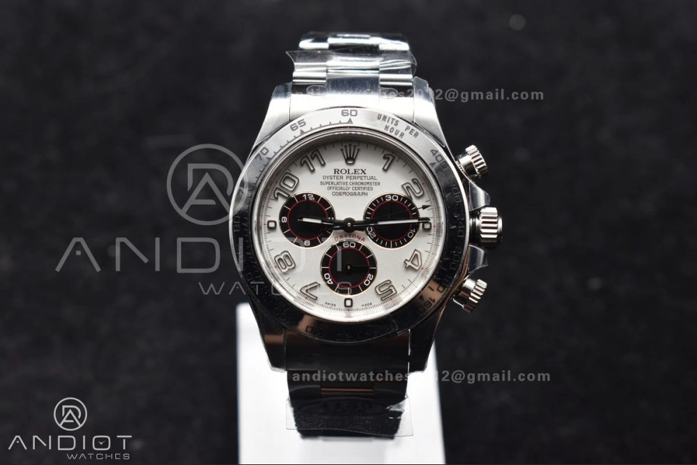 Daytona 116509 Clean 1:1 Best Edition White Dial Arabic Markers on SS Bracelet SA4130 V2