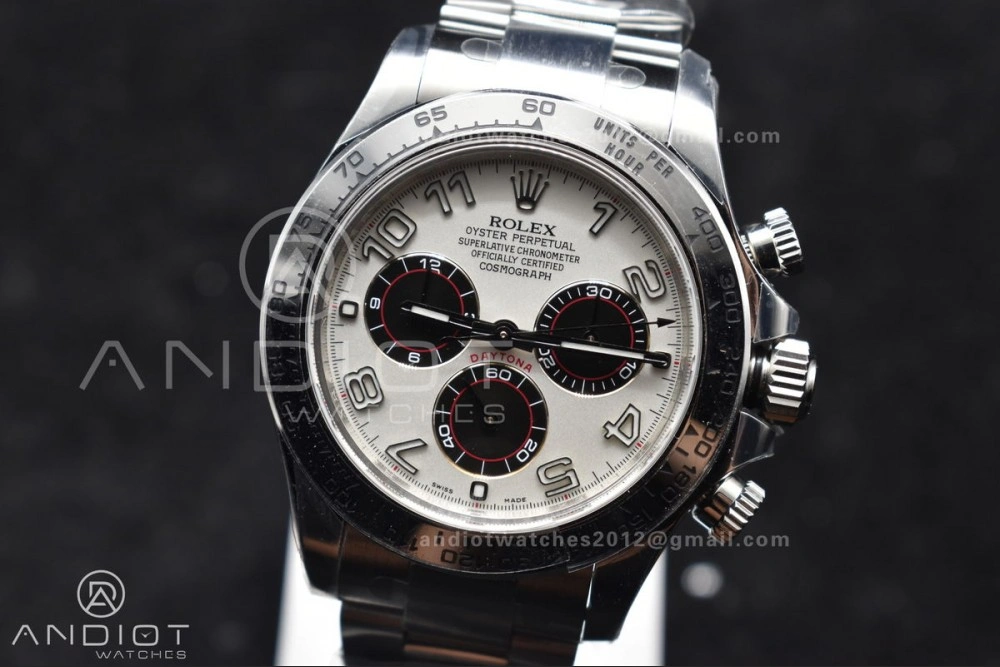 Daytona 116509 Clean 1:1 Best Edition White Dial Arabic Markers on SS Bracelet SA4130 V2