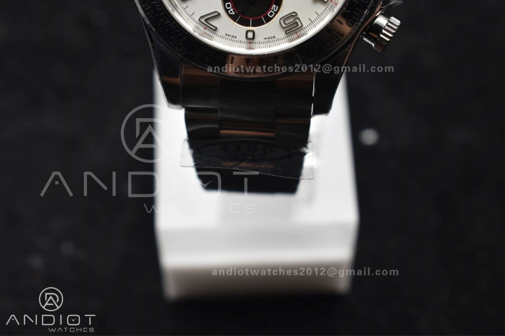 Daytona 116509 Clean 1:1 Best Edition White Dial Arabic Markers on SS Bracelet SA4130 V2