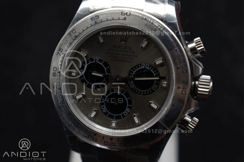 Daytona 116509 QF 1:1 Best Edition Grey Dial on SS Bracelet SA4130