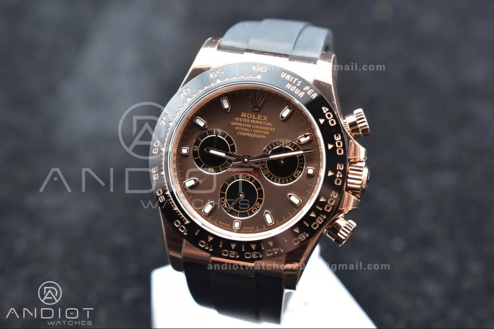 Daytona 116515 BTF 1:1 Best Edition Brown Dial on Oysterflex Rubber Strap SA4130