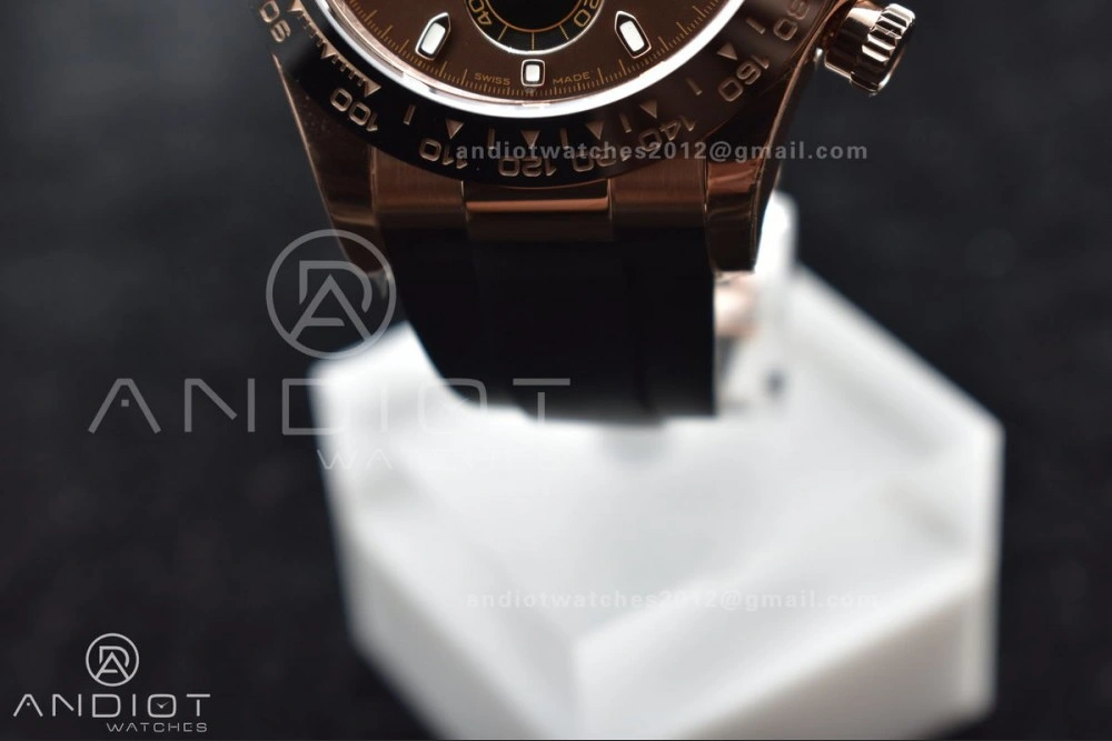 Daytona 116515 BTF 1:1 Best Edition Brown Dial on Oysterflex Rubber Strap SA4130