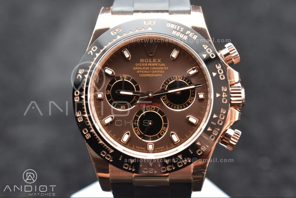 Daytona 116515 BTF 1:1 Best Edition Brown Dial on Oysterflex Rubber Strap SA4130