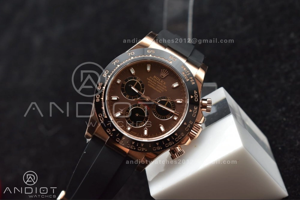 Daytona 116515 BTF 1:1 Best Edition Brown Dial on Oysterflex Rubber Strap SA4130