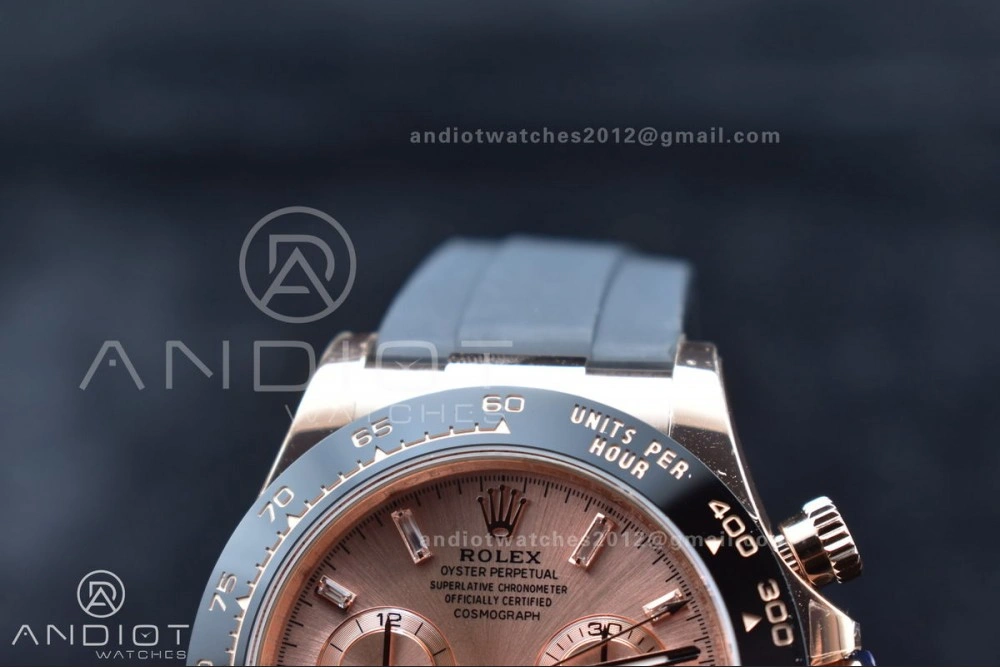 Daytona 116515 BTF 1:1 Best Edition RG Dial on Oysterflex Rubber Strap SA4130