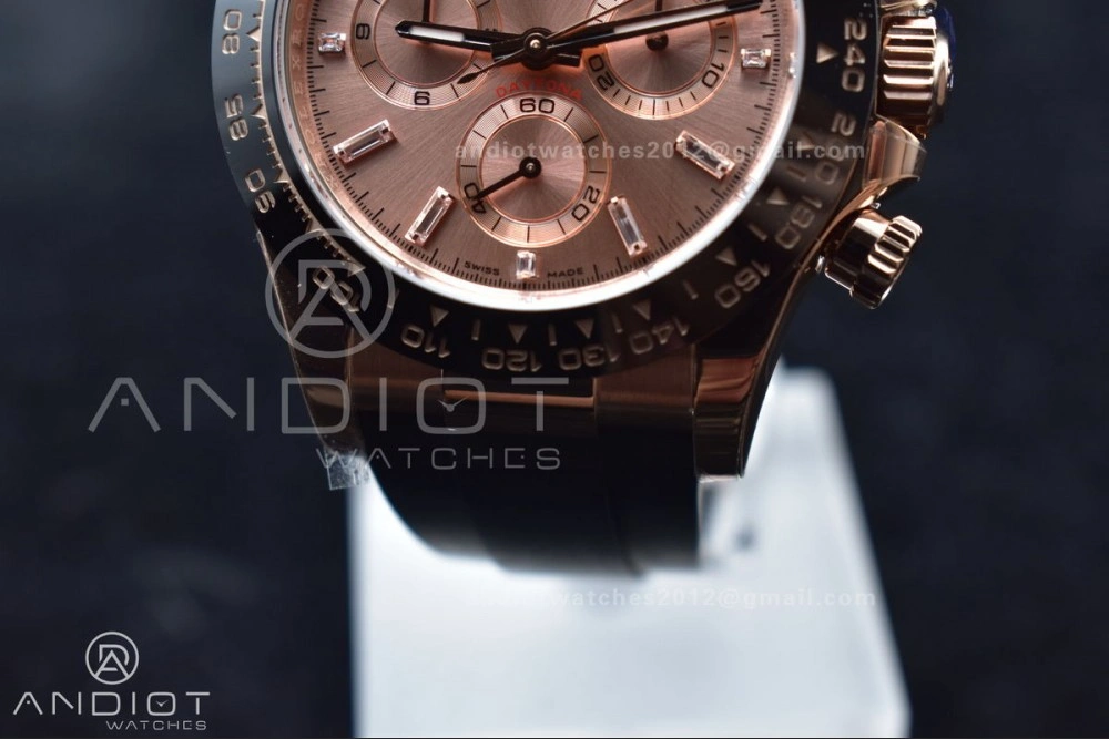 Daytona 116515 BTF 1:1 Best Edition RG Dial on Oysterflex Rubber Strap SA4130