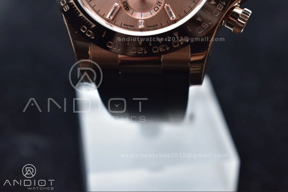 Daytona 116515 BTF 1:1 Best Edition RG Dial on Oysterflex Rubber Strap SA4130