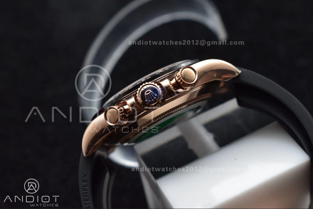 Daytona 116515 BTF 1:1 Best Edition RG Dial on Oysterflex Rubber Strap SA4130