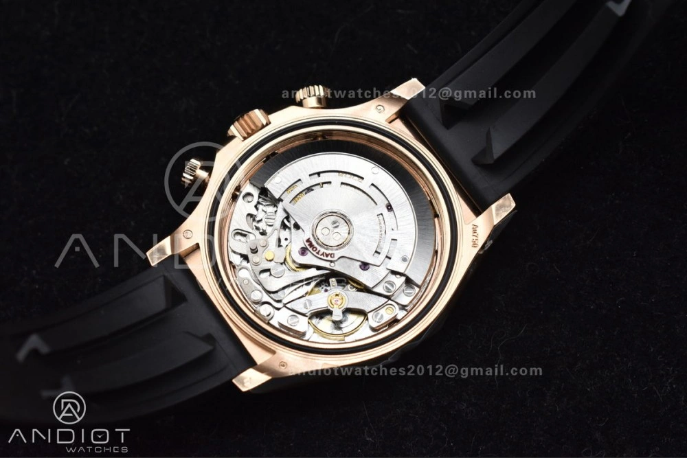 Daytona 116518 APSF 1:1 Best Edition Black RG Dial on Oysterflex Rubber Strap SH4130